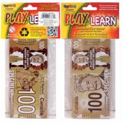 100$ CANADIEN EN ARGENT DE JEU